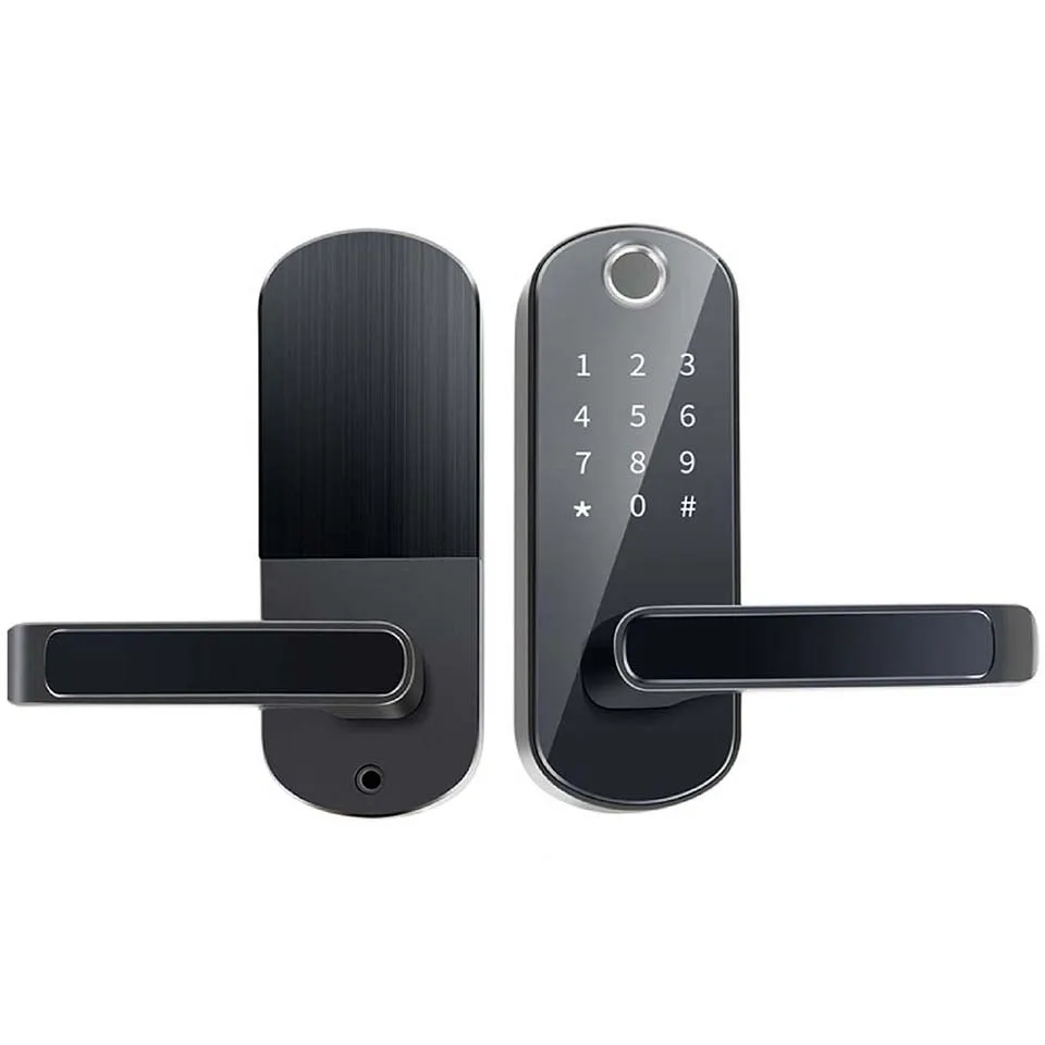  Airbnb renting house condo apartment touchpad bluetooth digital fingerprint wifi smart lever handle - 4000097416874