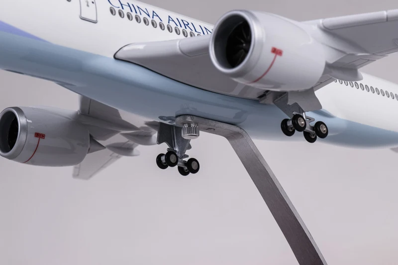 47CM1/142 масштаб Airbus A350 самолет Тайвань Китай авиакомпания модель самолета с колесом и светодиодный шасси литья под давлением пластиковые смолы самолета