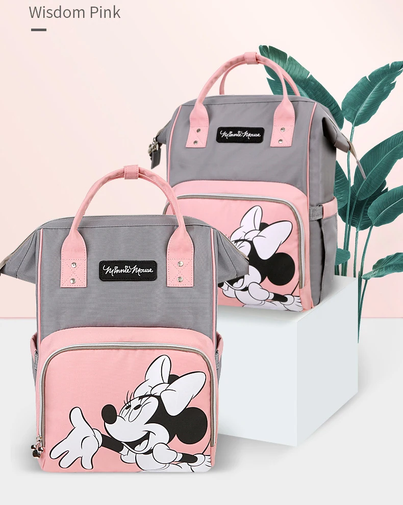 Рюкзак для подгузников disney, модная детская сумка для мамы, дорожный рюкзак для подгузников, сумка для подгузников для мамы, брендовая Прямая