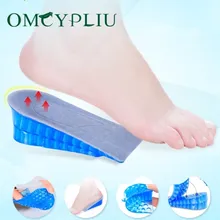 1 пара стелька женская обувь пятки высота танкетка вставки мягкие силиконовые массажные женские Пятки Защитные стельки для обуви