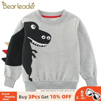 

Bear Leader Boys Sweatshirts 2020 New Autumn Kids Boy Cartoon Dinosaur Hoodies Cute Outfits Tracksuits Children Clothing 2 7Y