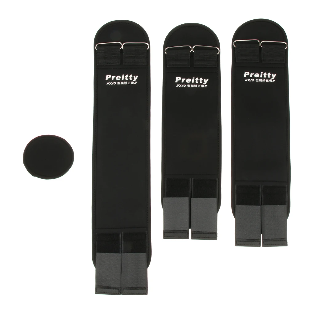 3pcs Leg Corrector Belts Leg Correction Band Leg Straightening Brace Strap for O Legs / X Legs Form M /L /XL /XXL