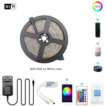 

RGB Led Strip Outdoor 2835 DC 12V Waterproof WIFI Flexible 5M 10M 15M Tape Light LED WIFI controller Full Set Lights Neon Strip