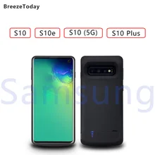 Чехол для зарядного устройства, чехол для аккумулятора S10e S10, 6000 мАч, чехол для зарядки, для samsung S10 Plus, S10(5G), внешний аккумулятор, чехол аккумул