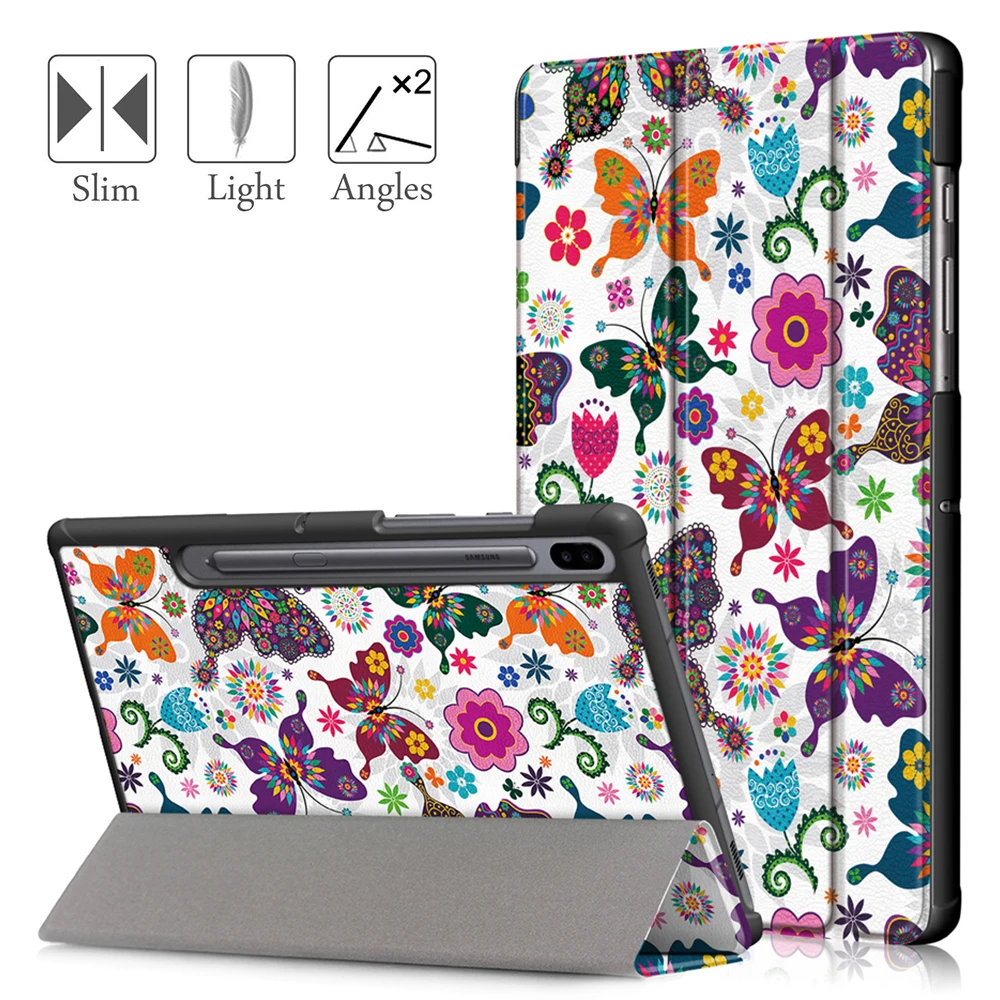 HD Чехол для samsung Galaxy Tab S6 10,5 чехол, тонкий трехслойный чехол для samsung Galaxy Tab S6 10,5 SM-T860/T865 чехол для планшета - Цвет: HD