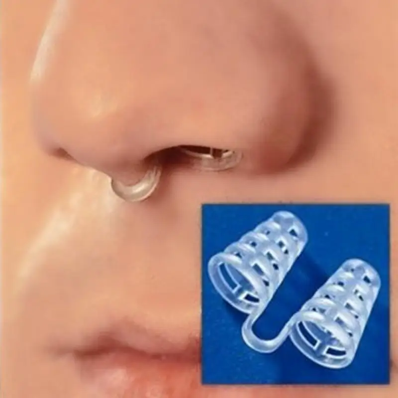 Силиконовый антихрап затычки против храпа зажим для носа устройство для остановки храпа