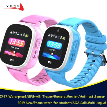 

IP67 Waterproof Smart GPS Location Remote Camera SOS Call Monitor Wristwatch Tracker Anti-lost Sensor Phone Watch for Kid Child