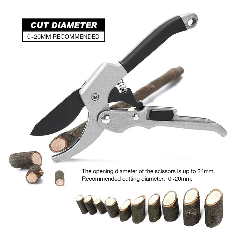 FIRMOR-High-Carbon-Steel-Pruning-Shear-Scissors-Gardening-Ratchet-Plant-Trim-Horticulture-Hand-pruner-Cut-Secateur