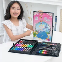 Школьная подарок студентам Обучение канцелярские принадлежности детский сад набор изобразительного искусства живопись инструмент набор кистей 108-шт
