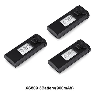 

Original XS809 Battery 900mAh rc drone Helicopter extra Battery motor propeller Protective frame Accessories xs809s xs809w parts