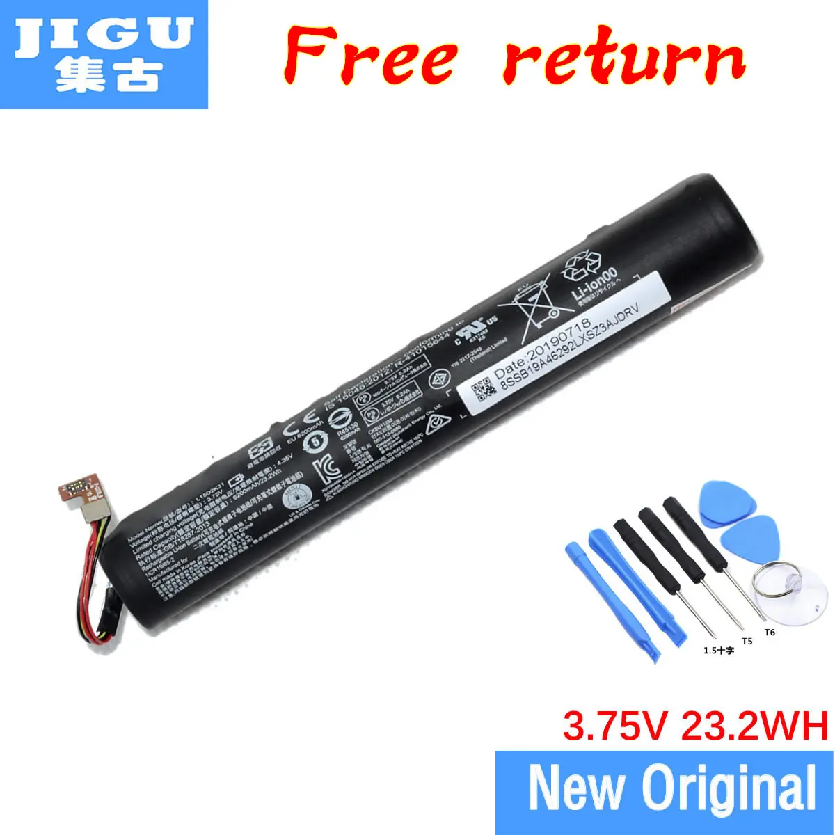 Аккумулятор JIGU L15C2K31 L15C2K32 L15D1P31 для ноутбука оригинальный аккумулятор Lenovo Yoga Tablet 3