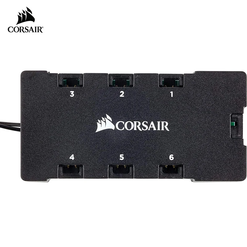 Corsair LL серия LL120 RGB 120 мм двойной светильник RGB светодиодный PWM вентилятор 3 вентилятора с светильник ing Node Pro