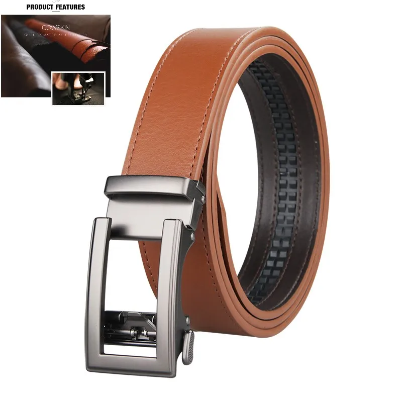Automatic Buckle Ratchet Belts Comfort 