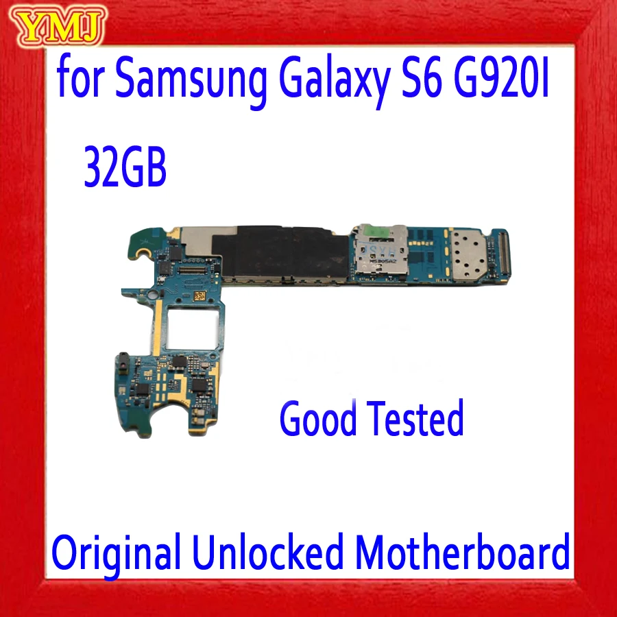 Материнская плата 32 ГБ для Samsung Galaxy S6 G920i с полными чипами материнская 100% Оригинал