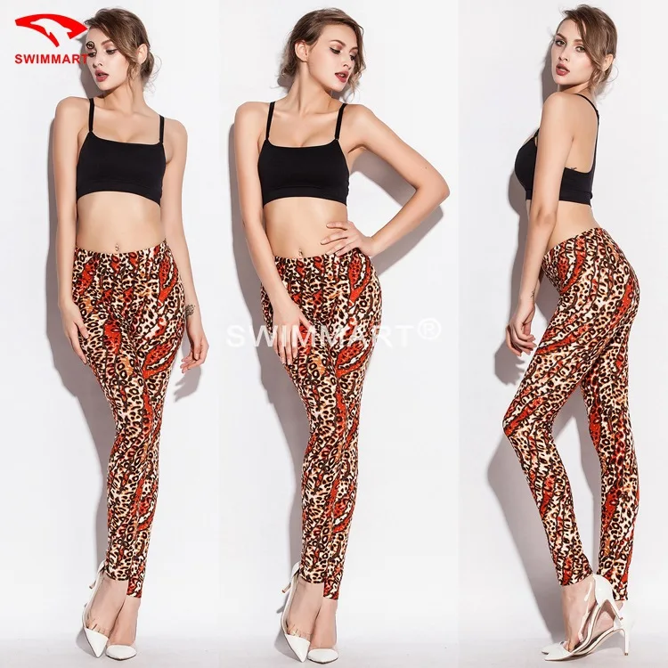 AliExpress Eaby леггинсы Европа и Америка Цифровые Брюки-дудочки с печатным рисунком облегающие удобные брюки женские