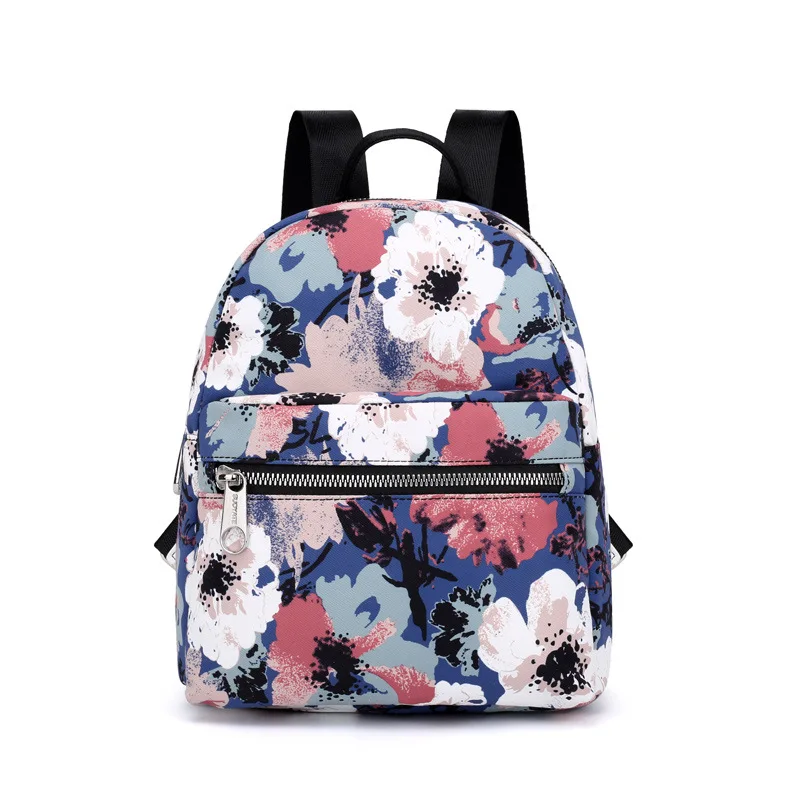 

Printed Nylon Fabric Backpack 2018 New Style Fabric Printed Backpack Combination Bag Hand Shoulder Travel Bag Hot Selling