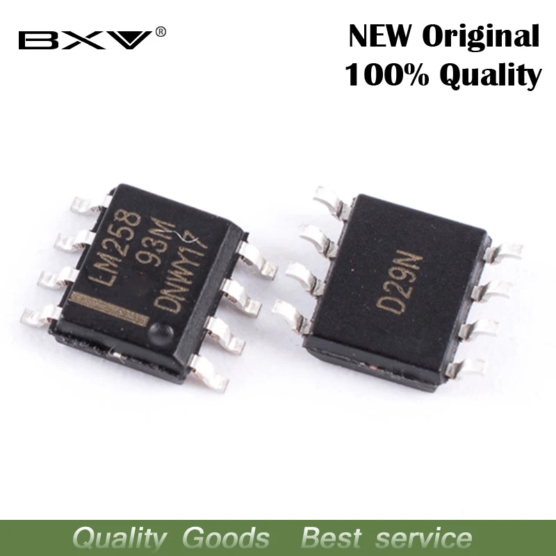 10 шт. LM258DR SOP8 LM258 SOP 258DR SMD | Электронные компоненты и принадлежности