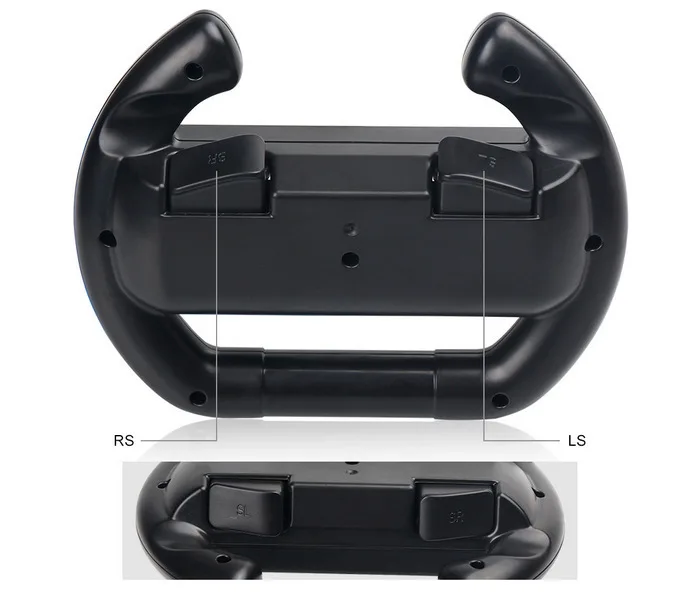 

Switch Joy-Con Small Handle Steering Wheel NS Game Handle Steering Wheel Brace 2 PCs Sleeves NS-852