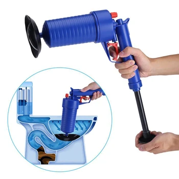

Toilet Dredge Plug Air Pump Blockage Remover Sewer Sinks Blocked Cleaning Tool Pipe Plunger Bathroom Drain Cleaners Kitchen Tool