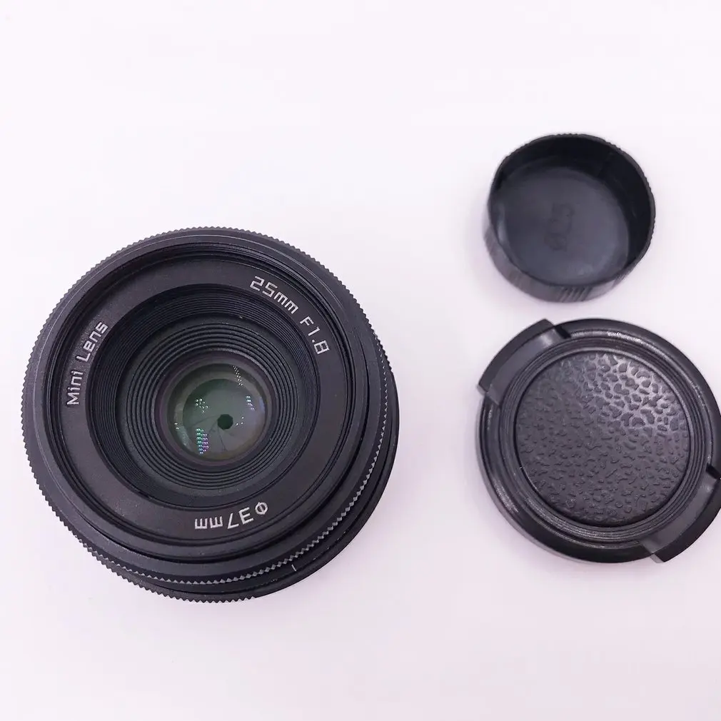 25 мм F1.8 объектив камеры Мини CCTV C крепление широкоугольный объектив для Sony для Nikon для Canon DSLR адаптер для синхронизации данных адаптер