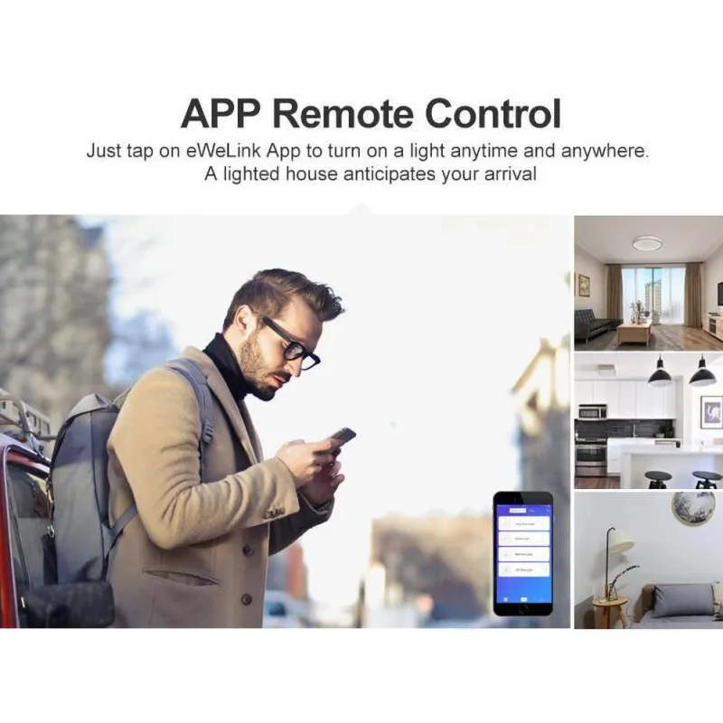 Smart ON OFF WiFi переключатель Поддержка app/433 RF/LAN/голосовой пульт дистанционного управления DIY режим работает с Alexa Google Home