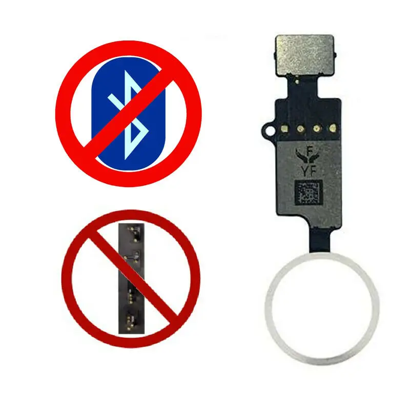 white Обновленный YF конец издание универсальный ключ возврата для IPhone 7 8 7 Plus 8 плюс кнопка домой гибкий кабель 3-го поколения - Цвет: white