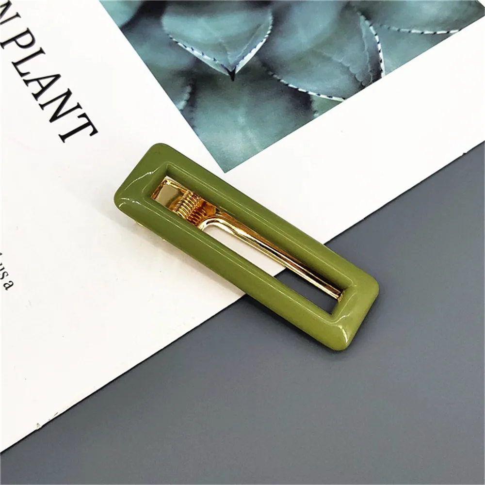 Japanese Style Acrylic Hair Clips Geometric Hollow Duckbill Hairpins for Women Barrettes Hair Accessories Hair Styling Japanese Style Acrylic Hair Clips Geometric Hollow Duckbill Hairpins for Women Barrettes Hair Accessories Hair Styling
