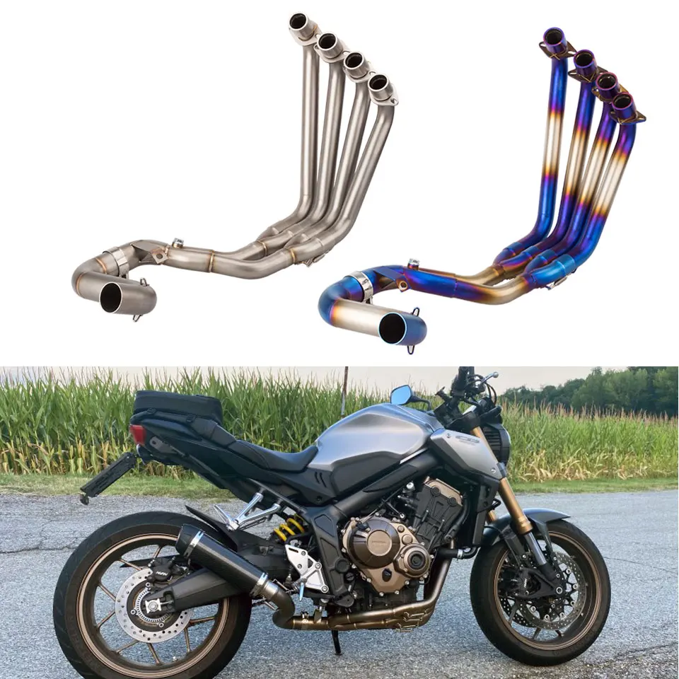 

For Honda CBR650R CB650R 2014-2019 Motorcycle Full Exhaust System Pipe cbr650 exhaust cb650 muffler front pipe