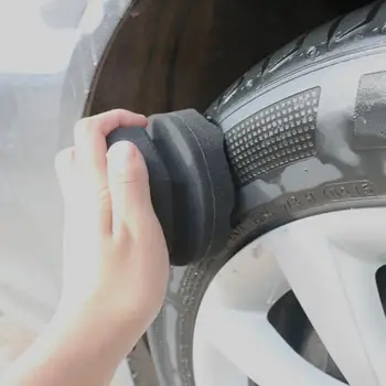 

3/4 Inch Wave Type Car Wash Waxing Sponge Applicator Pad Motorcycle Auto Wheel Polishing Care Cleaning Tool Car Accessories