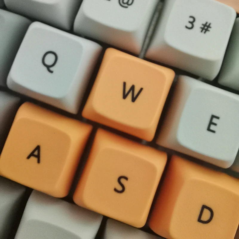 ANSI 87 клавиш краситель sub Xda колпачки серый оранжевый смешанный цвет толстый BPT Keycap для MX механическая клавиатура TKL 61 filco xd84