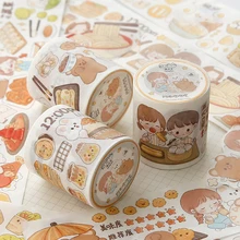 Cute Washi Tape Kawaii Tape Decorative For Sticker Scrapbooking DIY Photo Album Diy Adhesive Label For Scrapbooking Planner