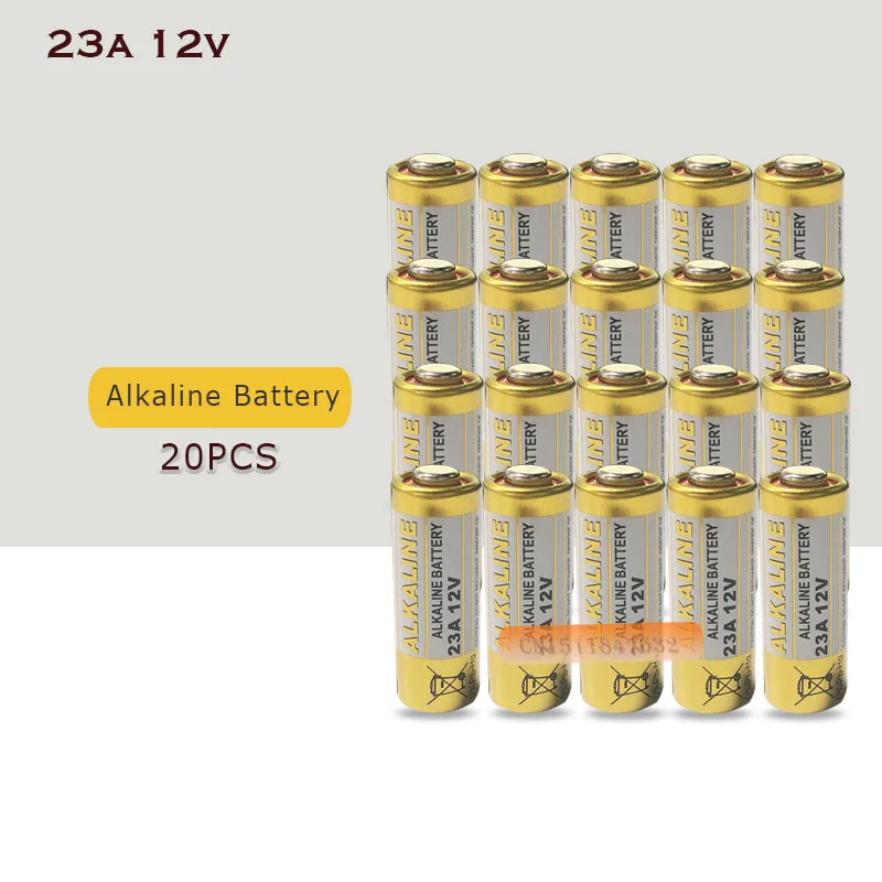 20 шт./лот небольшая батарея 23A 12 В 21/23 A23 E23A MN21 MS21 V23GA L1028 щелочная сухая | Электроника