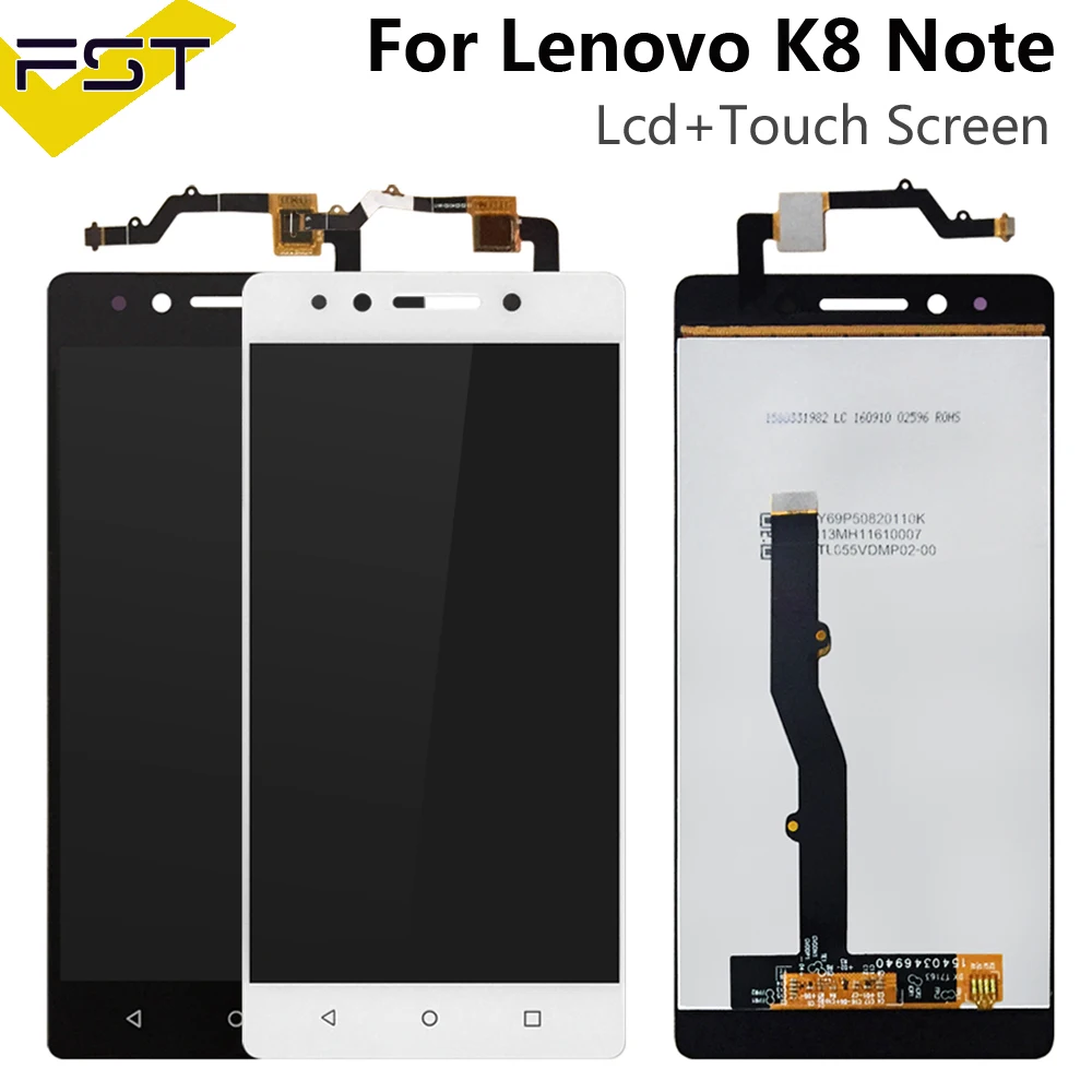 Для Lenovo K8 Примечание XT1902-3 деталь для ремонта и сборки ЖК-дисплей с сенсорным
