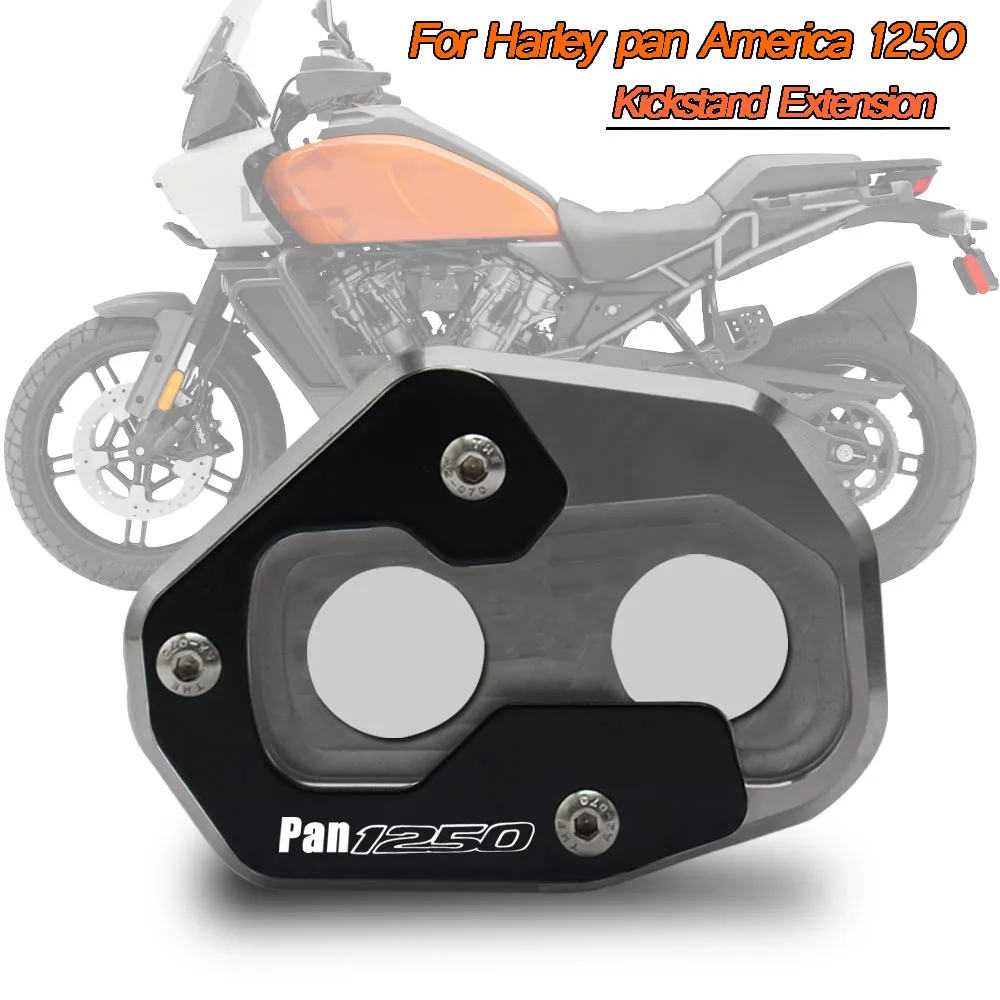 

For Harley pan America 1250 New motorcycle accessories CNC bracket extension board foot side bracket amplification pad 2020 2021