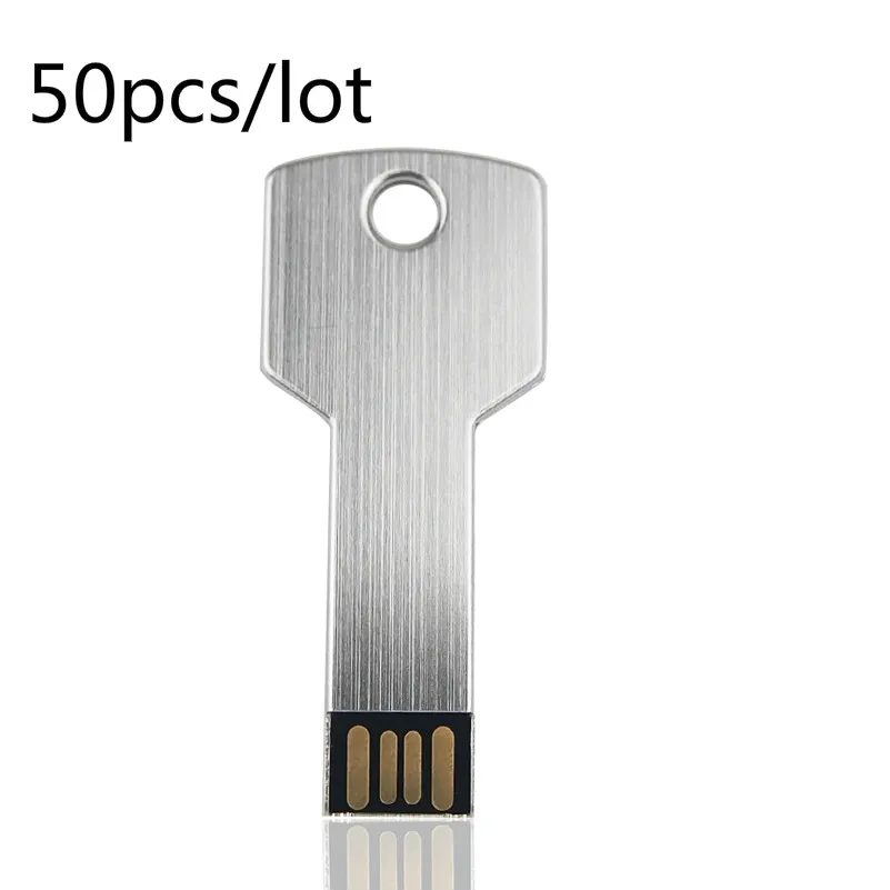 Style 1 Бесплатный логотип USB флеш-накопитель 4 ГБ 8 ГБ Флешка ключ-накопитель реальная емкость 128 МБ металлический u-диск 2,0 флеш-накопитель 50 шт./лот для подарков - Цвет: Style 1