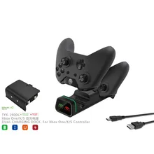 Док-контроллер зарядное устройство+ 2x аккумуляторные батареи для xbox ONE аккумуляторная батарея зарядная док-станция