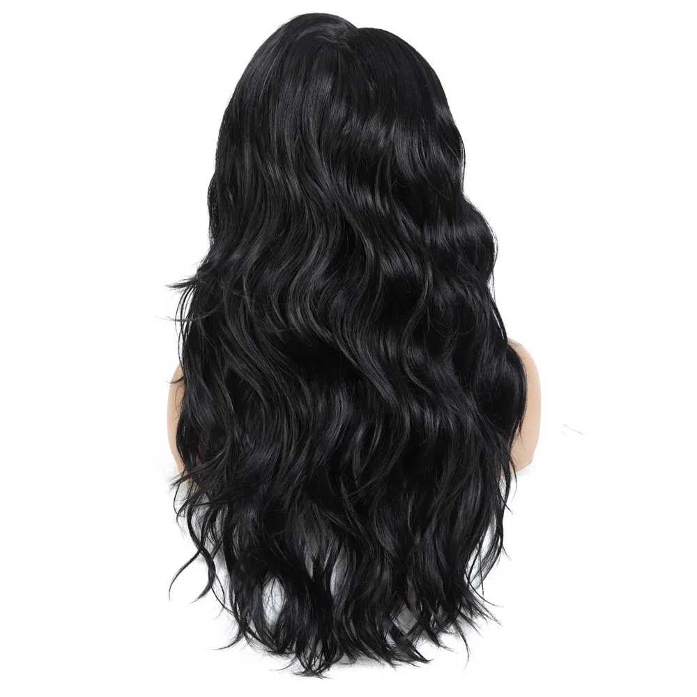 Dianteira do Laço Cinzentas para as Mulheres Glueless do Laço com Fibra Resistente ao Calor do Cabelo do Bebê X-tress Peruca Sintético Ombre Perucas Lado Parte Onduladas 13 High Quality Apliques e perucas
