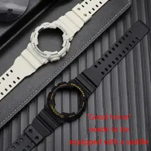 1Set Soft Silicone Rubber Wrist Strap Watch Band Case Protective Shell Cover for Casio G-Shock Smart Watch Accessories