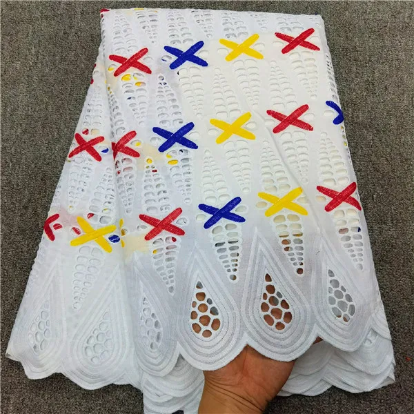 Африканская сухая кружевная ткань, высокое качество, хлопок, кружево, горячая Распродажа, швейцарская вуаль, кружевная ткань из Дубая, африканская ткань, 5 ярдов