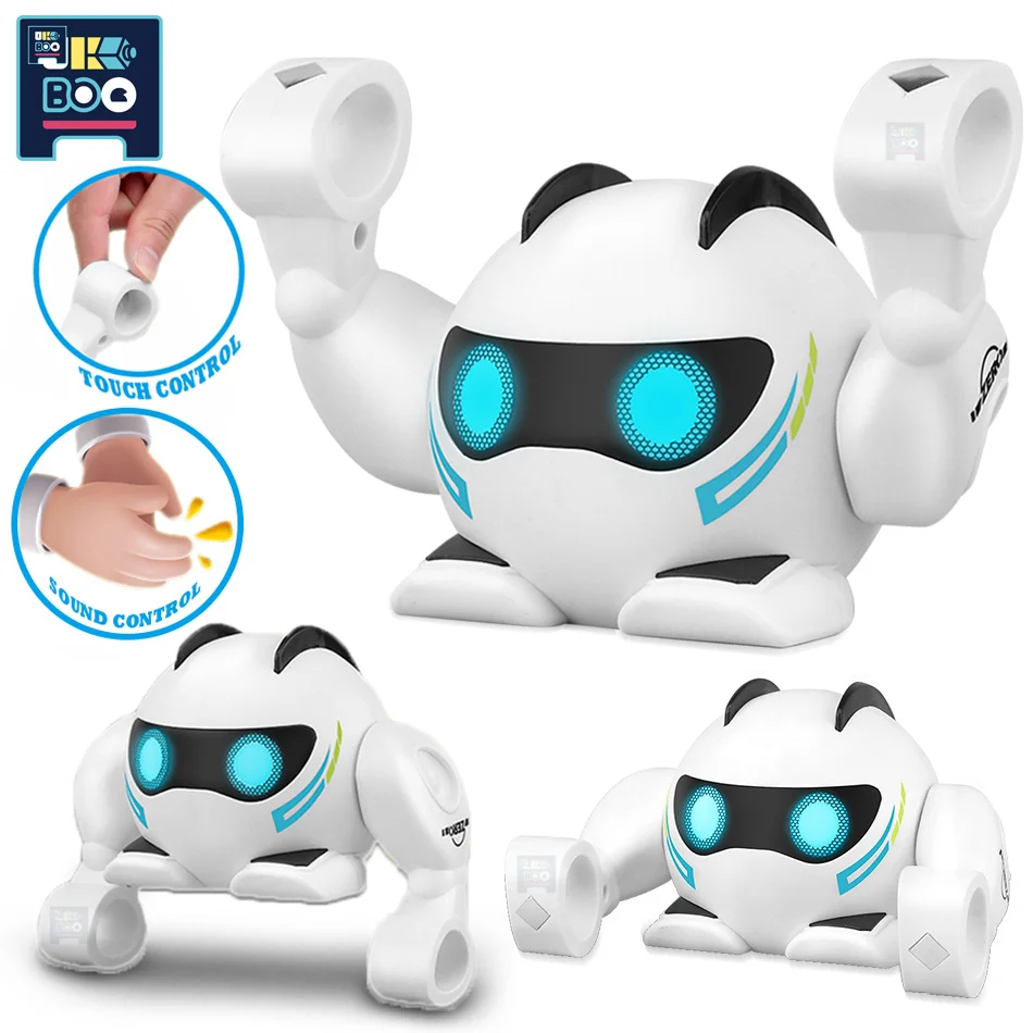 UKBOO Technology Voice Touch Control Music Robot Electronic Smart RC Educational Intelligent Tumbling Toys for Children Kid Gift | Игрушки и