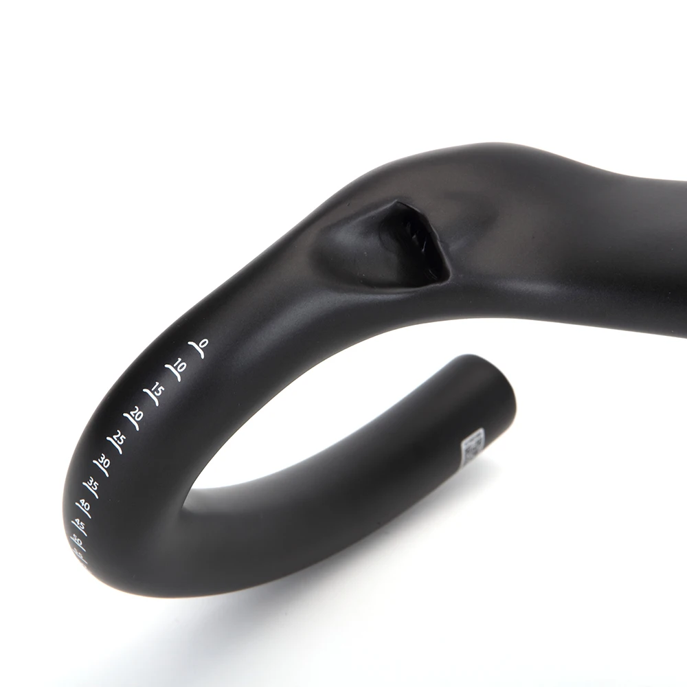 Carbon Gravel Bicycle Handlebar 370/390/410/430mm Big Flare Bar Cyclocross Road Bike