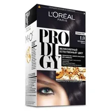 Краска для волос без аммиака «Prodigy» L'Oreal Paris, 1.0 Обсидиан