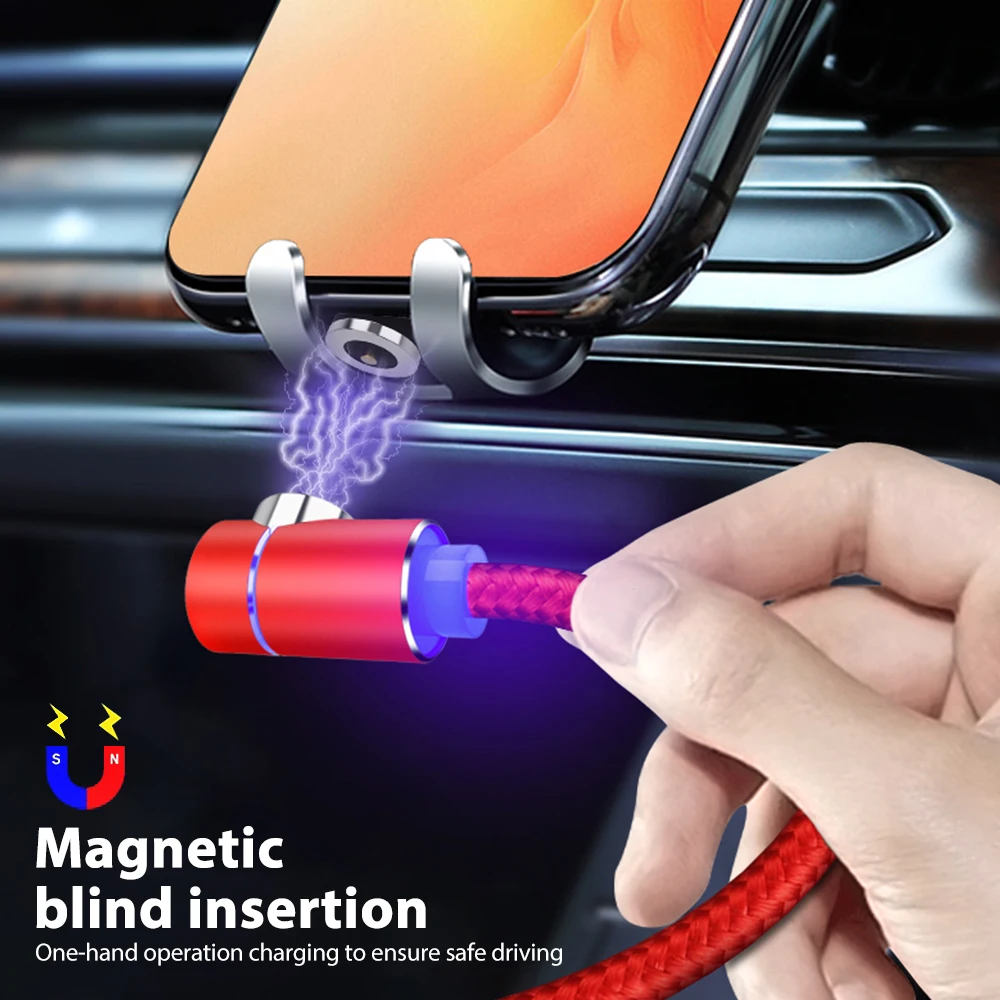 

1M 2M Magnetic Micro USB Type C Cable For Xiaomi K30 Phone Type-C IOS Cable Charger Wire Cord Fast Charging Quick Data Transfer