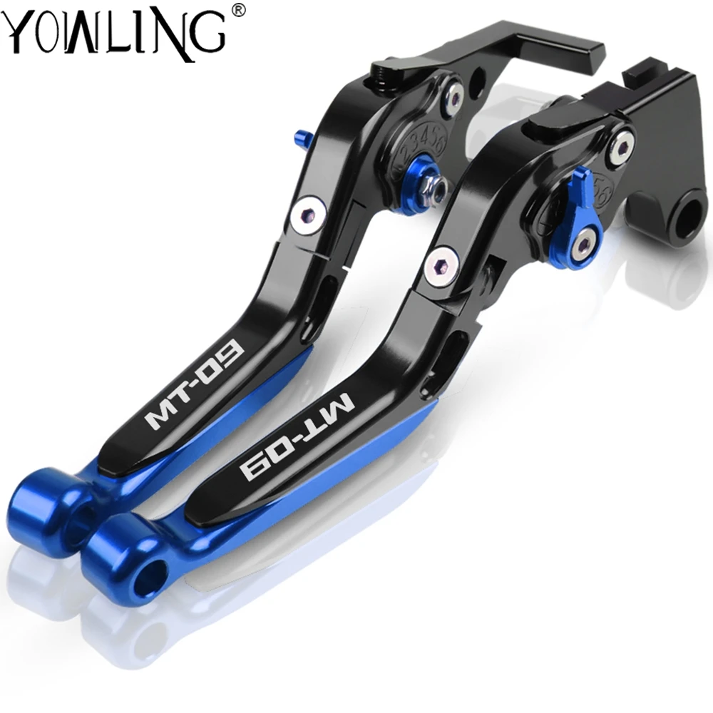 Color : A Brake Clutch Levers for Yam&aha MT-09 Motorcycle Brake Clutch Levers for MT09 FZ09 2013 2014 2015 2016 2017 2018 2019 2020 2021 Motorbike CNC Lever 