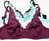 Women Plus Size Bra Breathable Sexy Lingerie Perspective Brassiere Floral Lace Bras Unlined Underwire Bralette Female Underwear ► Photo 2/6