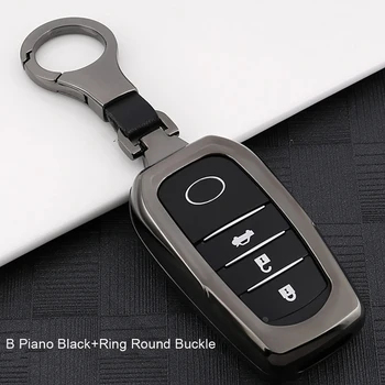 

Hot sale Car key cover fob case 2018 For Toyota Hilux Fortuner Land Cruiser Camry Coralla Crown RAV4 Highlander key housekeeper