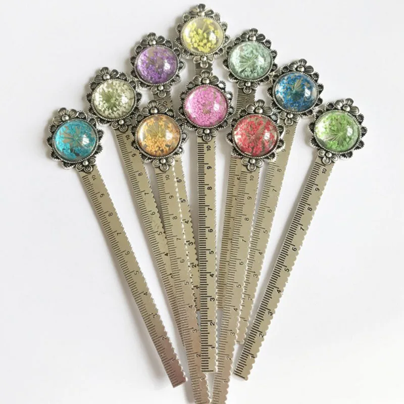 1 шт. декоративная металлическая линейка-закладки в стиле ретро | Канцтовары для