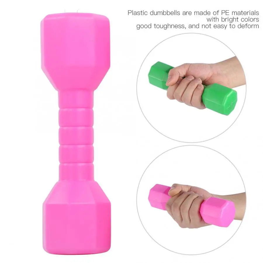 10Pcs Children Dumbell Outdoor Plastic Kids Performance Dancing Tool Sport Exercise Toy Children Fitness Weights Hand Dumbbells