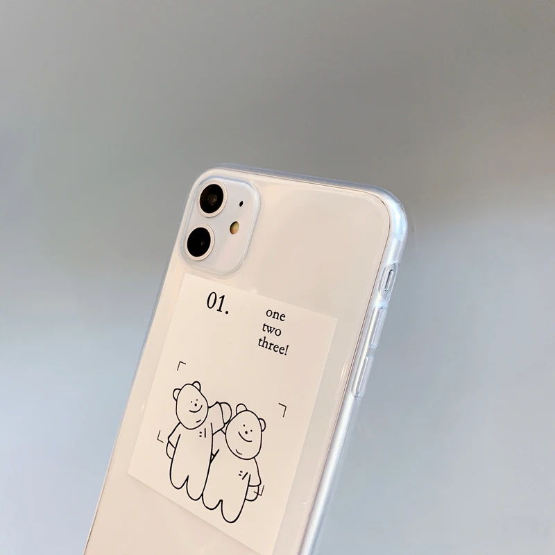 GlamPhone чехол, обнимающий медведь, чехол для телефона для iPhone11Pro/Max X XS Max XR, мягкий силиконовый чехол для iPhone11 7 8 6 6s Plus, чехол