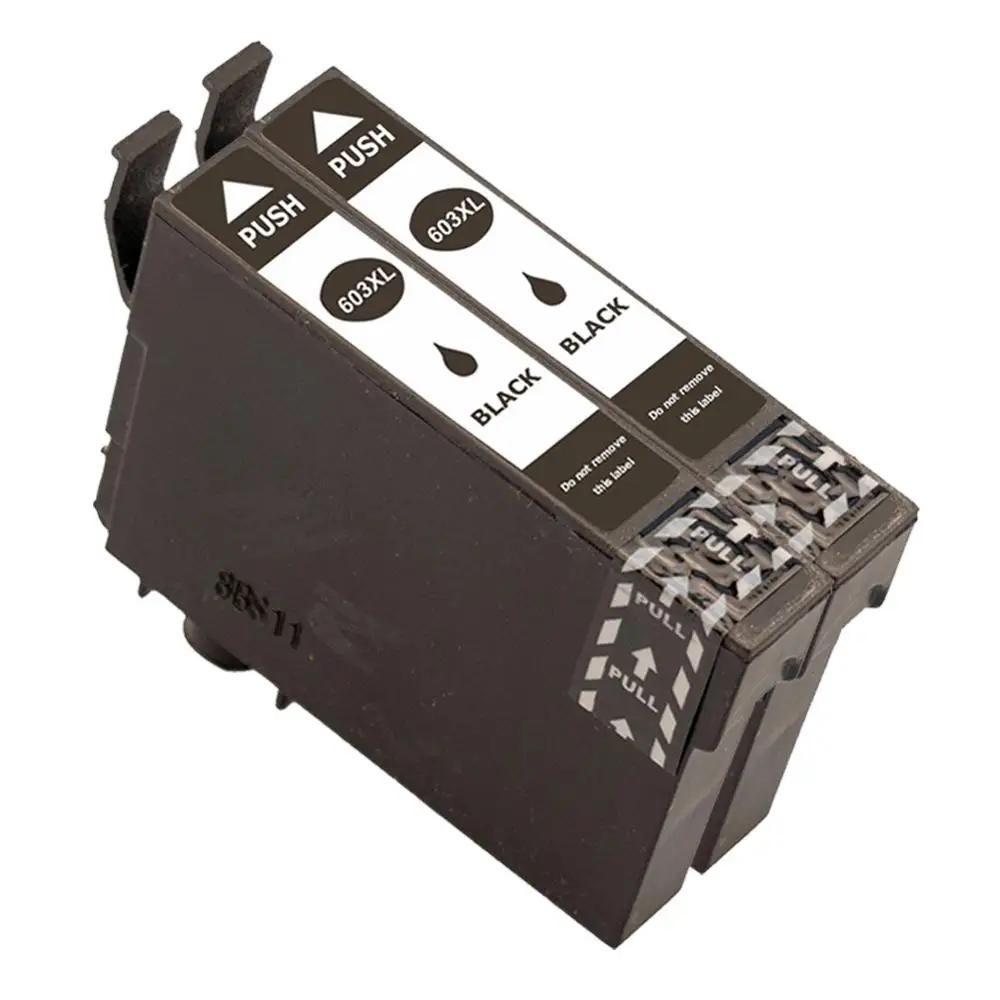 2 черный T603 603XL-совместимый картридж с чернилами для принтера Epson Expression Home XP-3100 XP-4100 XP-2100 XP-2105 XP-3105 XP-4105 принтер